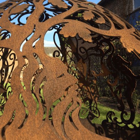 Natural Finish Fire pit